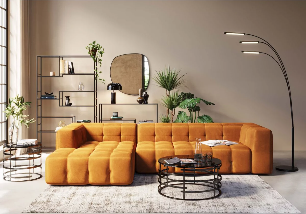 Интерьер в современной стилистике с элементами скандинавии и футуризма