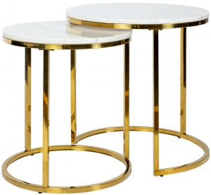 Комплект из двух столиков Darius 60X60X60 / 55X55X58 CM