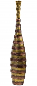 Ваза металлическая Stripes 18X18X82 CM