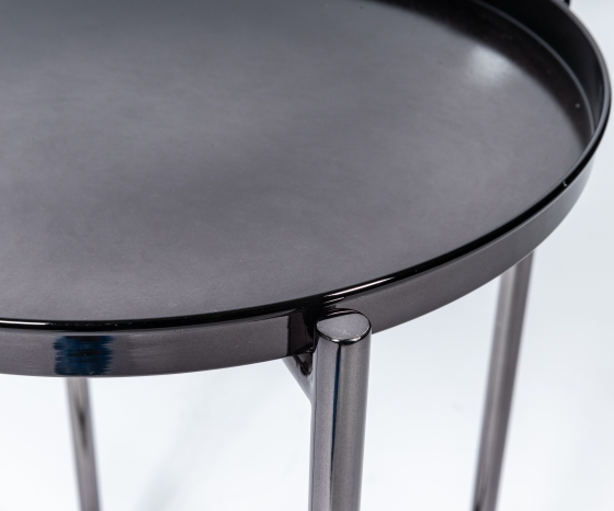 Cтолик Avril Black 39X39X53 CM 2