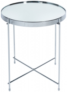 Вспомогательный столик Gatsby 43X43X45 CM Silver