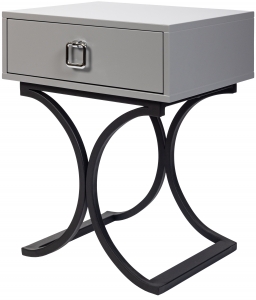 Тумбочка прикроватная Helix 50X40X61 CM серая