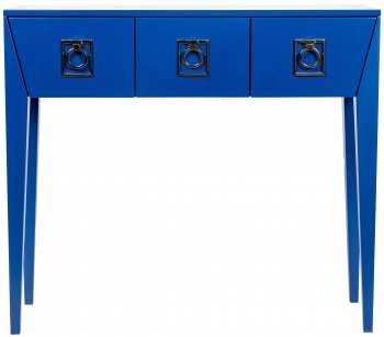 Консоль Style 90X30X80 CM синяя