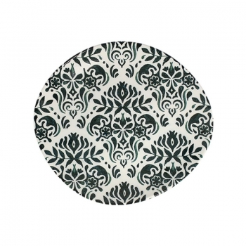 Toledo Black Green Pebble Тарелка 27см 1972 [6]