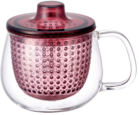 Кружка - чайник Unimug 350 ml розовая 1