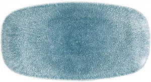 Сервировочная тарелка Raku Topaz Blue 30X15 CM