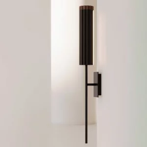 Настенный светильник Niro матовый черный 8X12X70 CM