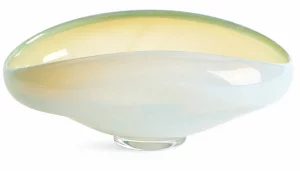 Стеклянная декоративная чаша Nodila 23X17X9 CM