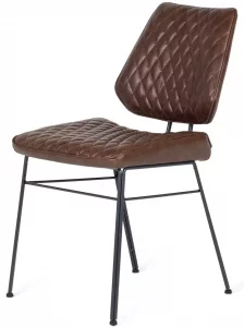 Стул в стиле ретро Brighton 44X60X85 CM коричневый цвет