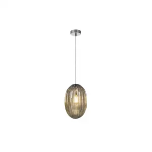 Подвесной светильник Ovila янтарный 20X31 CM