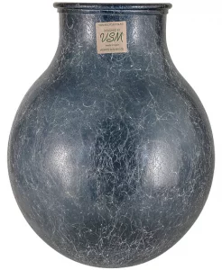 Ваза Silk 29X29X36 CM синего цвета
