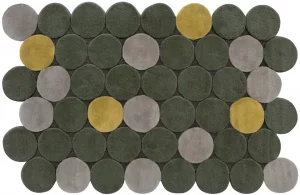 Ковёр ручной работы из шерсти Circulos 150X230 CM зелёный