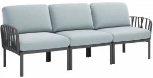 Диван садовый с подушками Komodo 216X78X88 CM
