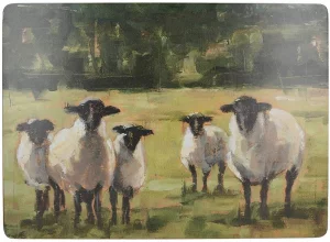 Набор из четырёх подставок Sheep 40X30 CM