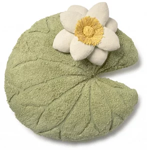 Пуф из хлопка в детскую Water Lily 60X60X10 CM