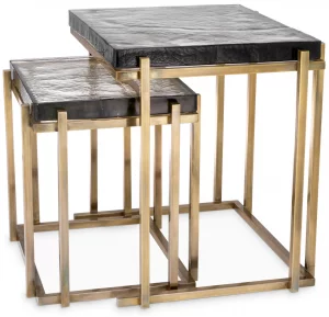 Комплект из двух столиков Niemeyer 53X43X49 / 63X52X61 CM