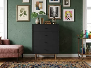 Комод вертикальный с четырьмя ящиками Эмерсон 80X45X110 CM