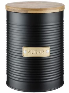 Ёмкость для хранения сахара Otto 1.4 L чёрная