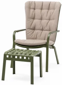 Кресло с пуфом Folio Poggio 72X81X113 / 49X42X44 CM