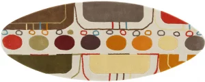 Ковер шерстяной ручной работы Surf Malibu 150X55 CM