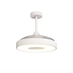 Потолочный вентилятор со светильником COIN FAN 8216 белый 50X35.5 CM
