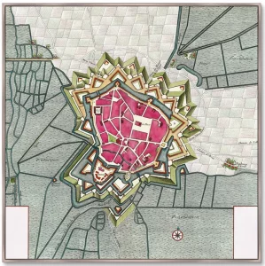 Постер Bethune Artois province France 105X105 CM
