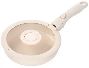 Сковорода с крышкой и съемной ручкой Smart Ceramic Ø20 CM