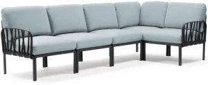 Диван садовый с подушками Komodo 294X154X88 CM