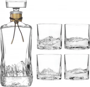 Набор для виски из пяти предметов American Peaks 1000 / 230 ml