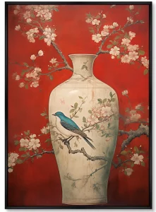 Постер на холсте China porcelain vase 75X105 CM