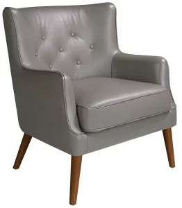 Кожаное кресло с обивкой капитоне Iker 75X80X89 CM