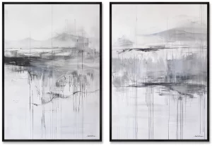 Композиция из двух репродукций картин на холсте Khibiny 75X105 / 75X105 CM