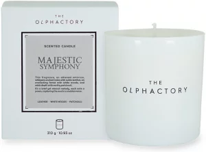 Свеча ароматическая The Olphactory White insignia Majestic symphony 60 часов горения