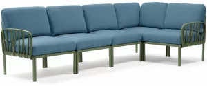 Диван садовый с подушками Komodo 294X154X88 CM