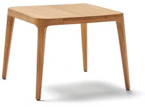 Вспомогательный столик из тика Paralel 74X74X56 CM