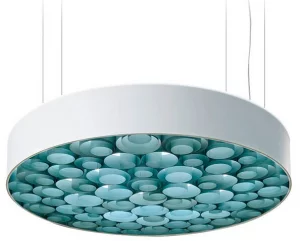 Люстра Spiro Suspension Lamp 15X96X96 CM бело-лазурная