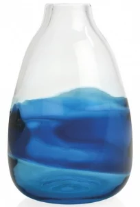 Ваза Twist Blue Glass 18X18X29 CM