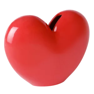 Керамическая ваза для цветов Love 21X8X16 CM