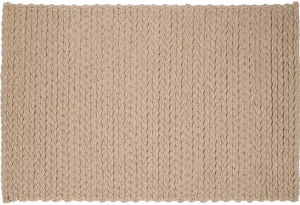 Шерстяной ковёр ручной работы Trenzas 240X170 CM бежевый
