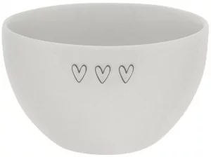 Пиала White 3 Нearts Grey Ø12 CM