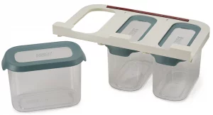 Набор из 3 подвесных контейнеров для хранения Cupboardstore 1300 ml тёмный опал