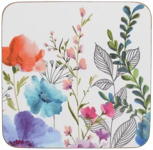 Набор из шести подставок Meadow Floral 10X10 CM