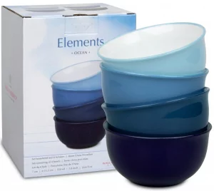 Набор из четырёх чаш Elements Ocean 14X14X7 CM