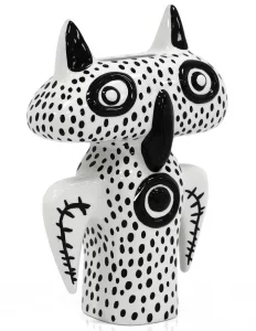 Ваза Kritters Spike Black and White 22X9X32 CM