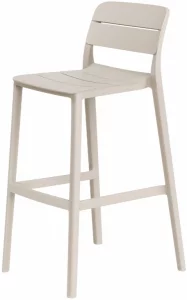 Стул пластиковый барный Cassia Stool 49X49X100 CM