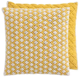 Декоративная подушка Silai Cushion 50X50 CM желтая