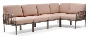 Диван садовый с подушками Komodo 294X154X88 CM