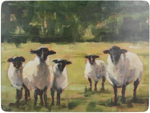 Набор из шести подставок Sheep 30X23 CM