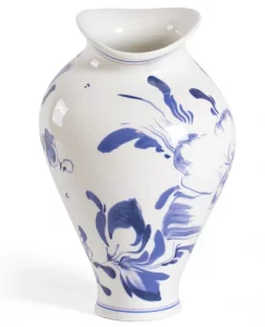 Фарфоровая ваза Floral Delft 20X20X30 CM