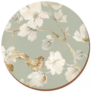 Набор из 4 подставок под стаканы Duck Egg Floral Ø12 CM